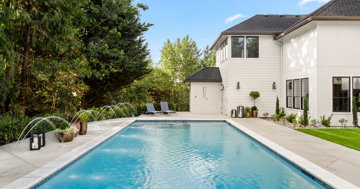 maison avec piscine